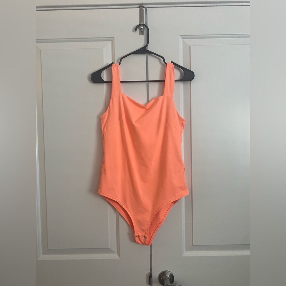 REORIA Sexy Square Neck Sleeveless Tank Bodysuit